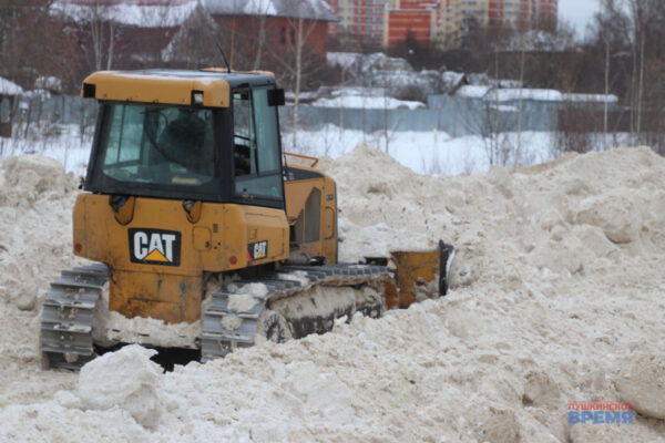 В Пушкино и Ивантеевке определены места складирования снега